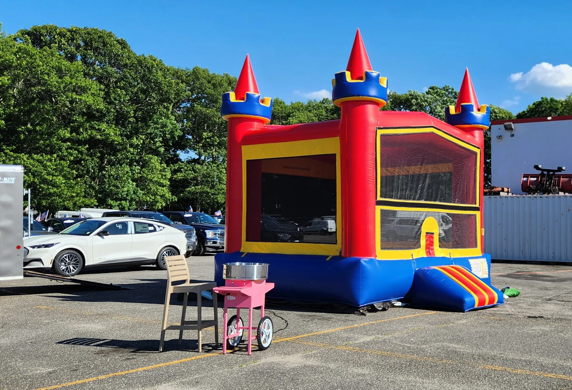 13x13 castle bounce house rental on Long Island NY